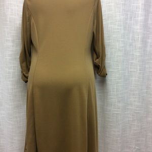 Susan Graver Dresses - Susan Graver Tan Dress Susan Graver Dresses - Susan Graver Tan Dress